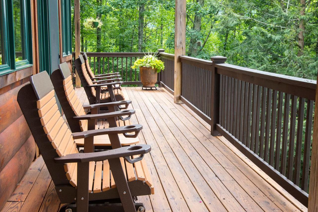 Lazy Bear Lodge Valle Crucis Buitenkant foto